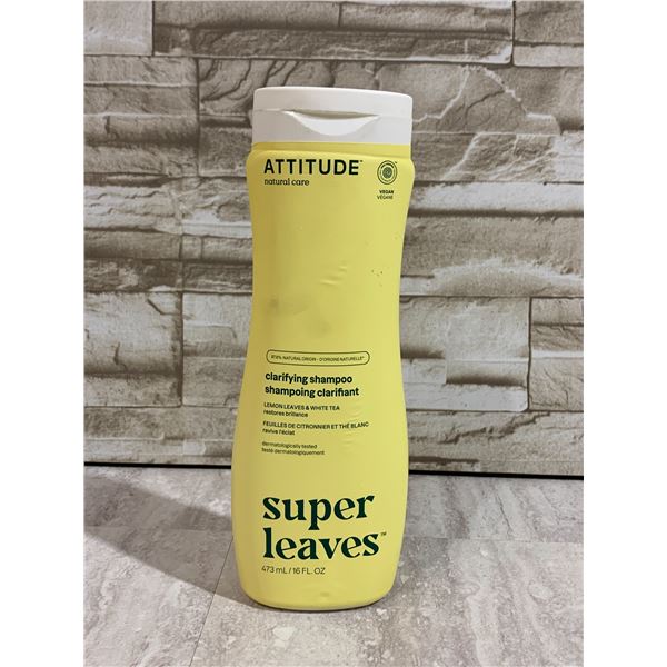 Attitude Super Leaves Clarifying Shampoo - Lemon Leaves & White Tea - 473ml