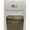 Image 2 : Lulu Moon Muslin Changing Pad Cover