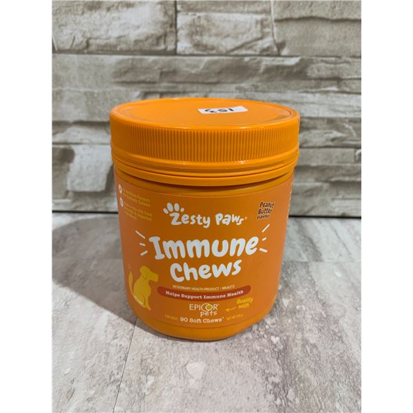 Zesty Paws Immune Chews for Dogs (90 Soft Chews) Supports Immune Health