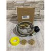 Image 1 : 3 Foot Propane Adapter Hose With Guage - 1 - 20LB Adapter