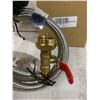 Image 4 : 3 Foot Propane Adapter Hose With Guage - 1 - 20LB Adapter