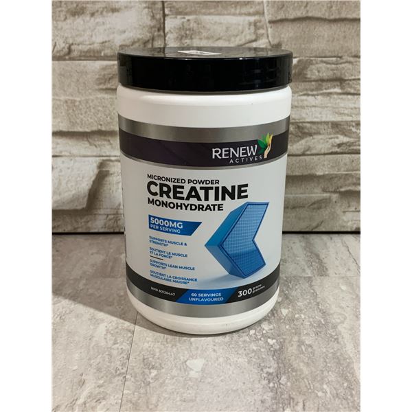 Renew Actives Micronized Powder Creatine Monohydrate - 60 Servings