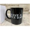 Image 2 : Black Ceramic Have A Nice Day Mug