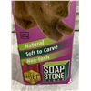 Image 2 : Soapstone Starter Carving Kit - Natural - Soft to Carve - Soap Stone Block