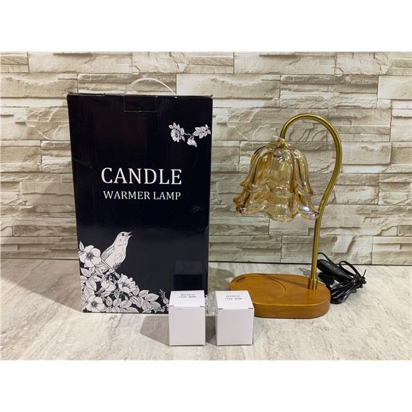 Anoredo Electric Candle Warmer Lamp with 2 Bulbs - Dimmable/Timer Wax Melting Lamp for Home