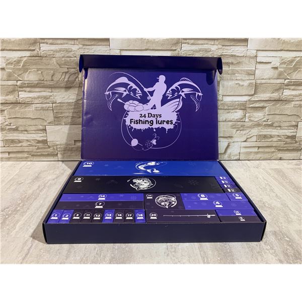 Large Fishing Advent Calendar - 24 Different Lures Included!