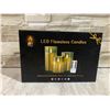 Image 1 : 3 Pack LED Flameless Candles w Remote