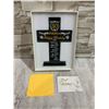 Image 1 : 50th Birthday Glass Cross Decoration