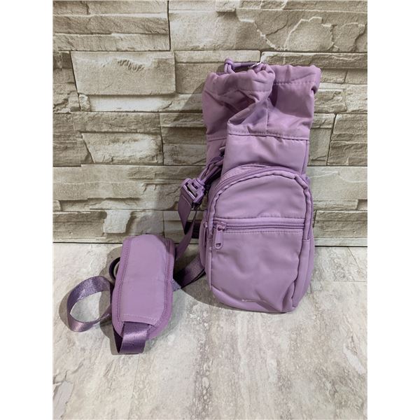 Pink Water Bottle Carry Bag