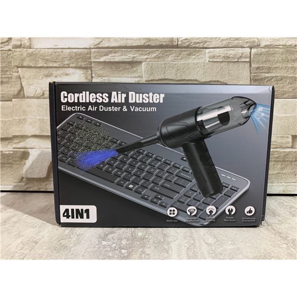 Cordless Air Duster - Electric Duster & Vacuum