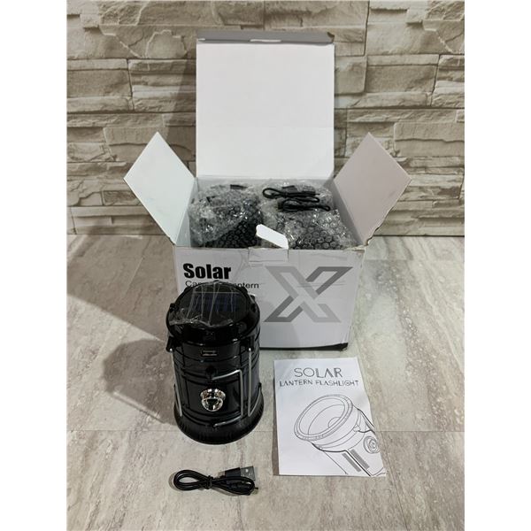 XTAuto 4 Pack of Solar Camping Lanterns