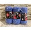 Image 1 : 3 Pack of Blue Yarn - 364 Yards x 3