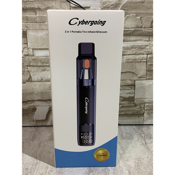 Cybergoing 2 in 1 Portable Tire Inflator & Vacuum