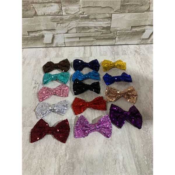 Lot of 14 Bow Ties for Hair