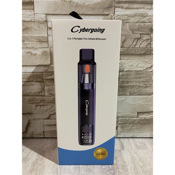 Cybergoing 2 in 1 Portable Tire Inflator & Vacuum