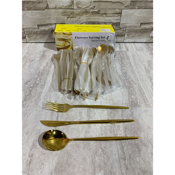 60 Pcs High Quality Stainless Steel Flatware Serving Set