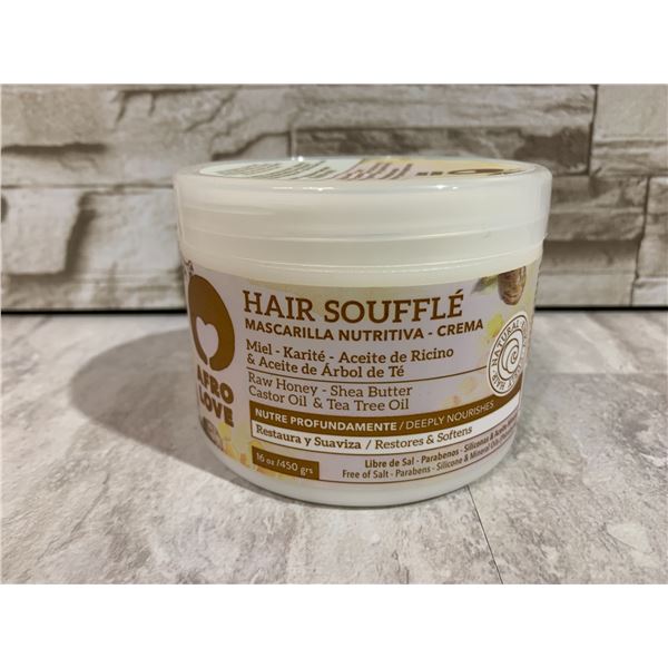 AFRO LOVE Raw Honey - Shea Butter - Castor Oil & Tea Tree Oil Hair Souffle