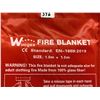 Image 2 : 100% Glass Fiber Emergency Fire Blanket