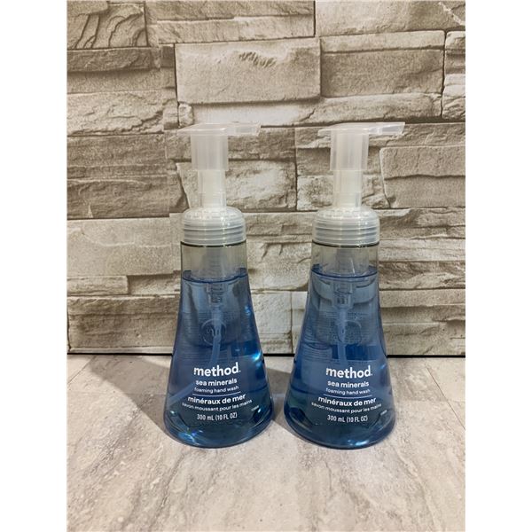 Lot of 2 Method Sea Minerals Foaming Hand Wash