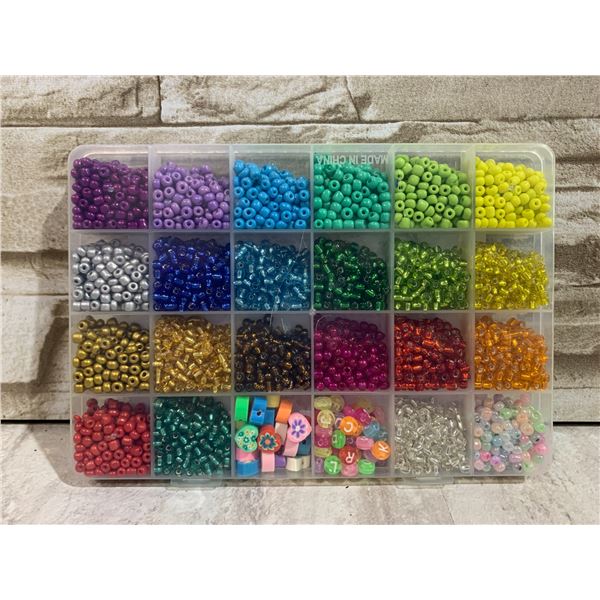 Container of Glass Beads
