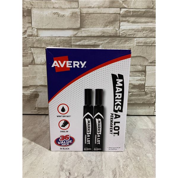 Avery Marks A Lot Permanent Markers 36 Pack