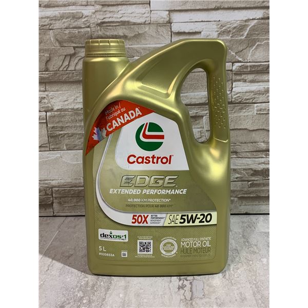 5L Jug of Castrol Edge Extended Performance SAE 5W-20 Full Synthetic Motor Oil