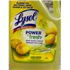 Image 3 : Lysol Power & Fresh Multi-Surface Cleaner - Lemon Scent - 4.26L