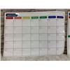 Image 2 : Dry-Eraser Fridge Calendar - With 6 Felts & Eraser