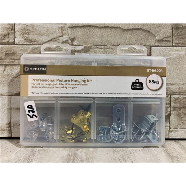 88pcs Professional Picture Hanging Kit