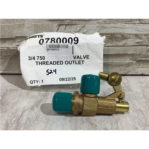 3/4 750-To Float Valve Threaded Outlet