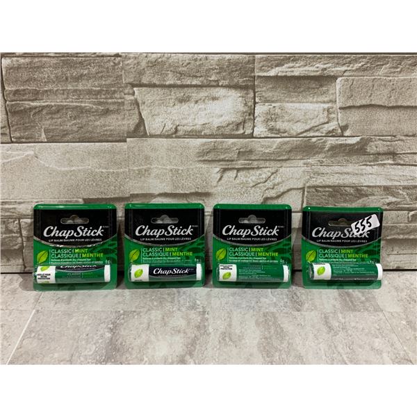 4 Sticks of Classic Mint Lip Balm