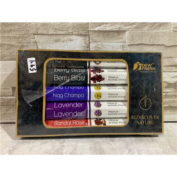 Dew Fresh 5 Pack of Premium Incense Sticks