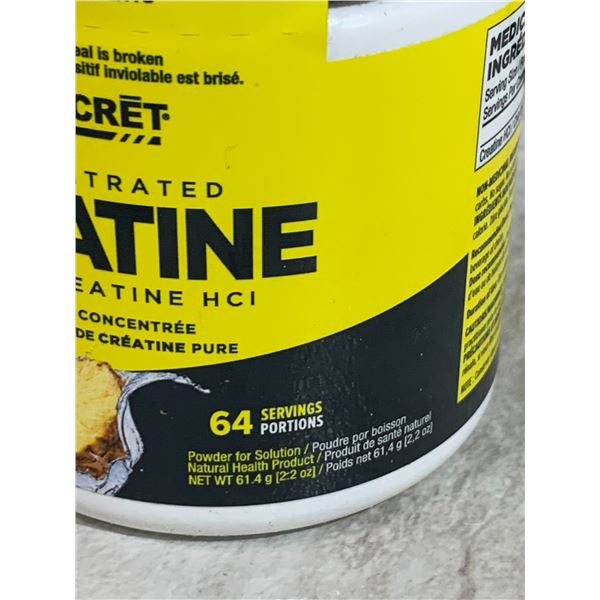 Con-Cret Concentrated Creatine HCI Powder/Workout Supplement (61.4g) Raspberry Flavor