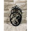 Image 1 : Painted Aluminum Bear Paw Mountain Scene