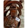 Image 3 : Hand-Carved Chinese Hardwood Sculpture Guanyin Dragon Statue