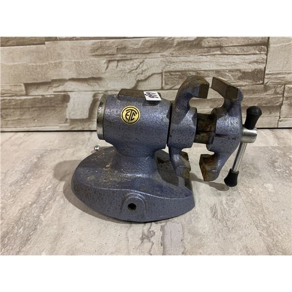 Vintage Morgan Vacuum Double-Head Bench Vise