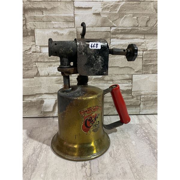 Antique Clayton & Lambert Brass Blow Torch