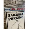 Image 2 : Metal Sailboat Parking Sign