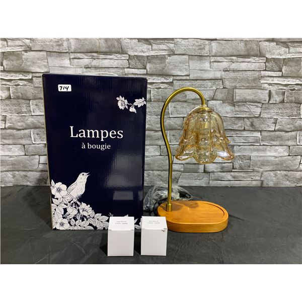 Anoredo Electric Candle Warmer Lamp with 2 Bulbs - Dimmable/Timer Wax Melting Lamp for Home