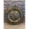 Image 1 : Vintage Decorative Steel Charger Plate - European Scene