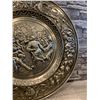 Image 4 : Vintage Decorative Steel Charger Plate - European Scene