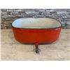 Image 1 : Old Porcelain Enamel Basin - Foot Bath or Parts Washer!?