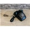 Image 1 : Vintage Electric Black Rotary Telephone