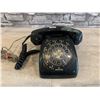 Image 2 : Vintage Electric Black Rotary Telephone