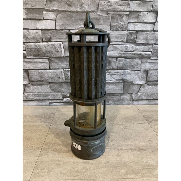 Vintage Wolf Miner's Flame Safety Lamp - (Permissible Flame) Made of Copper