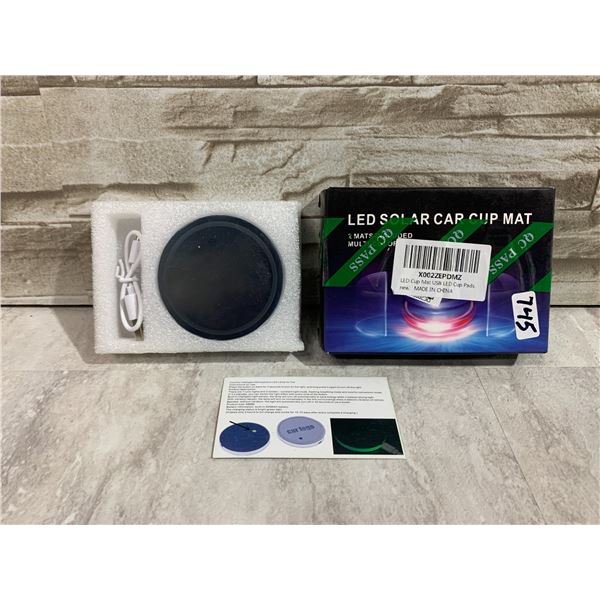 LED Cup Light Mat USB Cup Pads