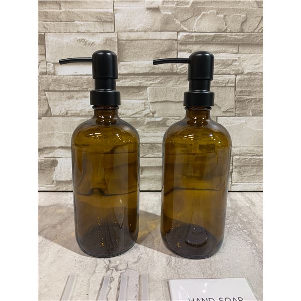GMISUN Soap Dispenser 2 Pack - Bathroom Hand Soap Dispenser - Rust Proof
