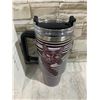 Image 2 : 40 oz Stainless Steel Tumbler With Straw Lid Handle