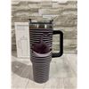 Image 4 : 40 oz Stainless Steel Tumbler With Straw Lid Handle