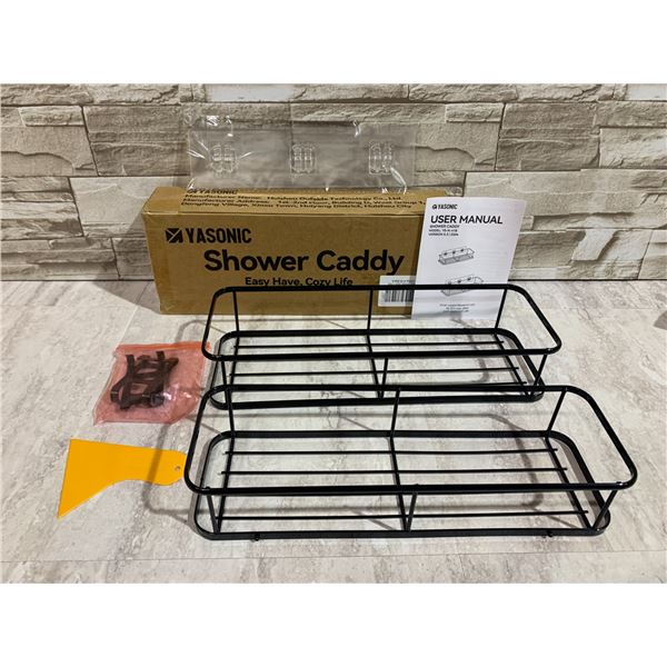No Drill Adhesive Shower Caddy Organizer